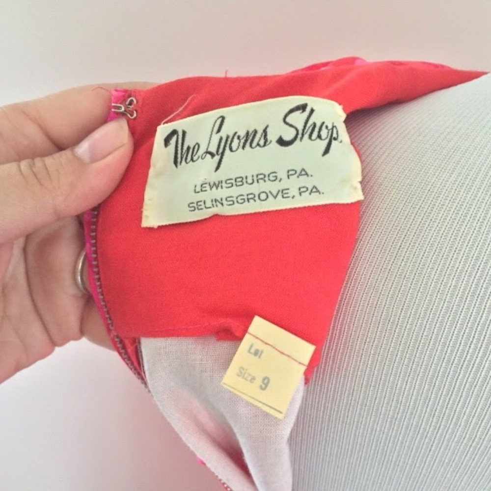 The Lyons Shop Vintage Fit & Flare Midi Dress Sz 4 - Picture 5 of 7